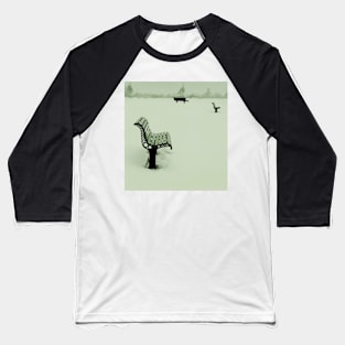 snow bench Baseball T-Shirt